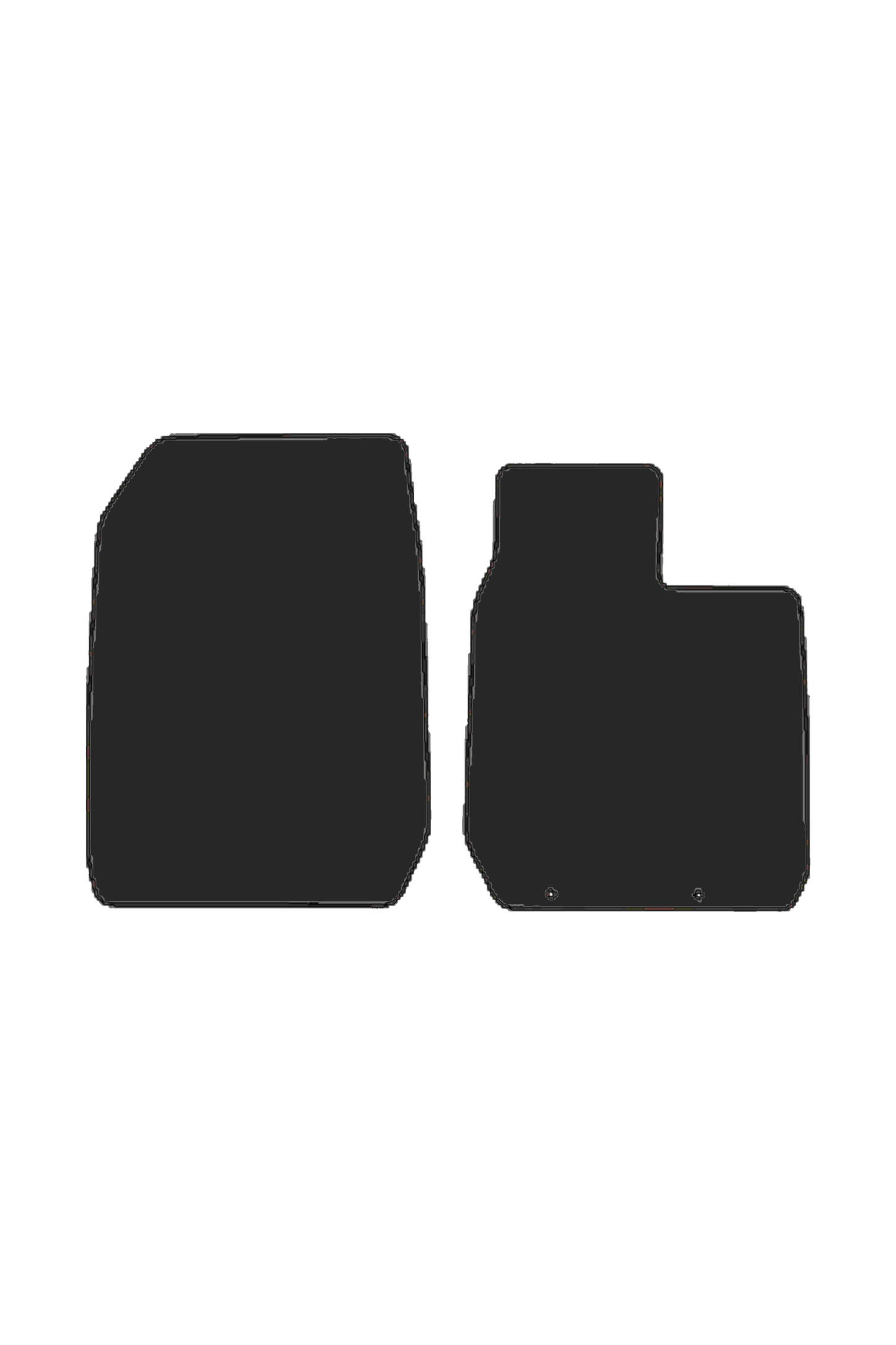 Isuzu DMax 2021+ Front & Rear Rubber Mats SEATCOVERS4VANS